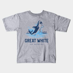 Great White Shark Kids T-Shirt